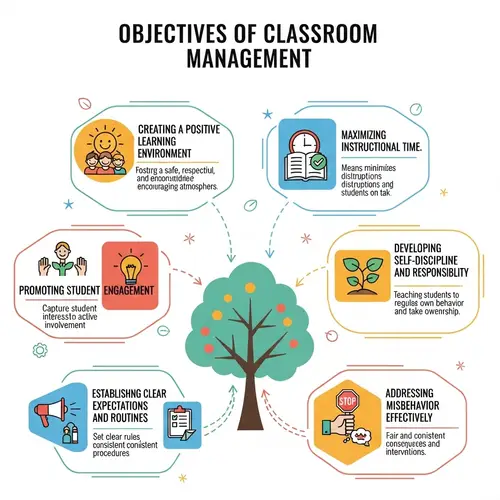 Classroom Management Objectives Infographic