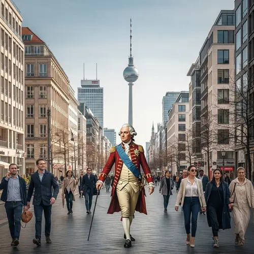 Imagining Berlin Today with Frederick the Great | Historical & Modern Fusion