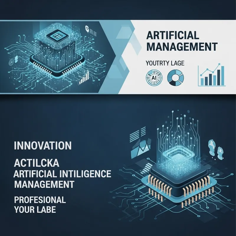 Innovative AI Label Design for Project Management Company