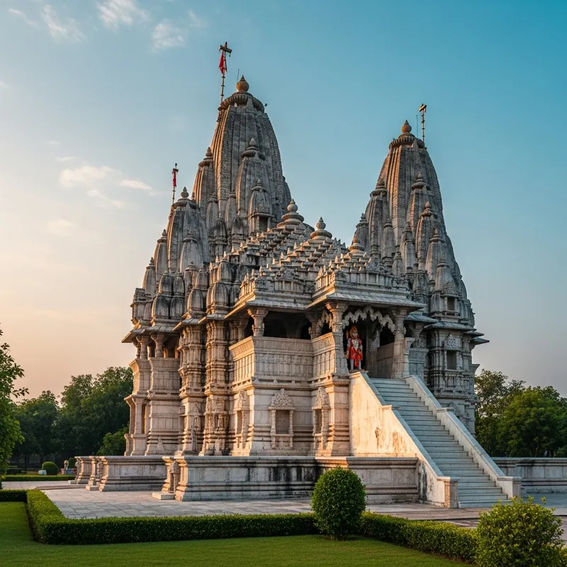 Hanuman Gahri Temple in Ayodhya - Majestic Hindu Architecture