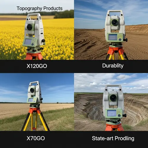 Professional Topography Products: X120GO and X70GO Models