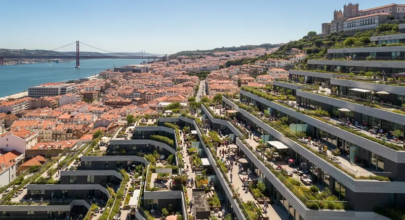 Spectacular Urban Living: Green Rooftops & Riverside Views