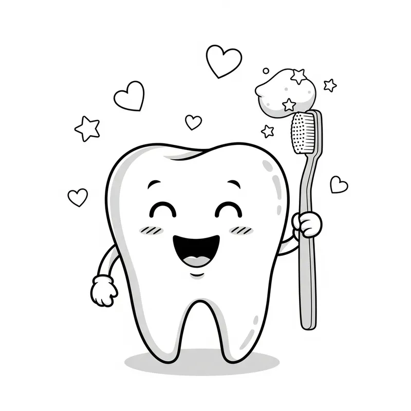 Happy Toothbrush - Gentle Dental Care for Kids