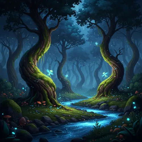 Magical Fantasy Forest - Awe-Inspiring Landscape