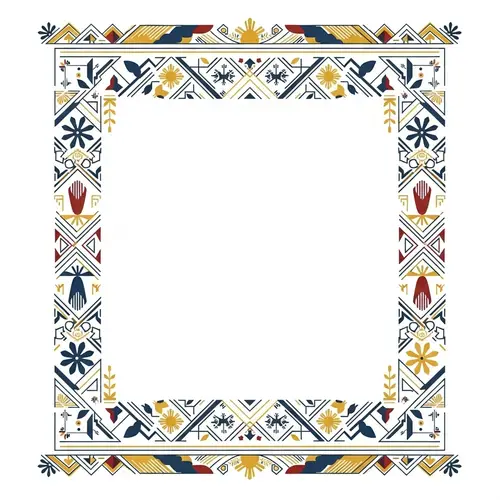 Philippine Citizen Pride Poster Border Design