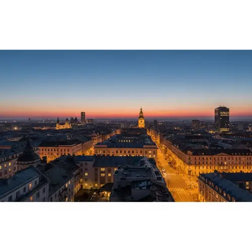 Quiet and Still City: Twilight Serenity