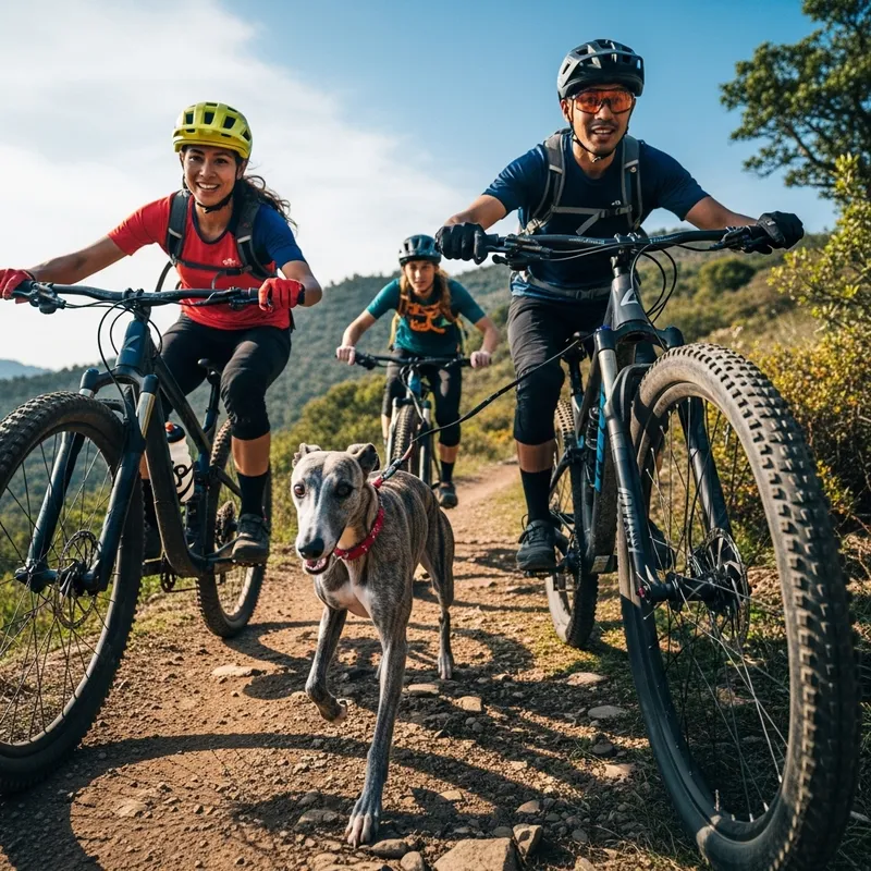 Thrilling Mountain Biking Adventure with a Whippet