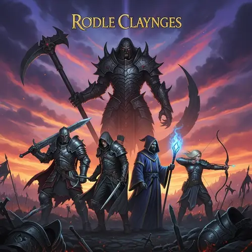 Dark Souls Inspired Medieval RPG Album Cover