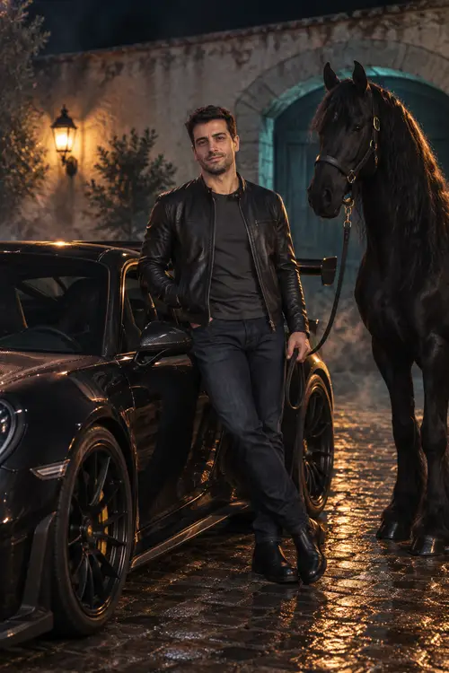 Cinematic Automotive Fashion Photoshoot