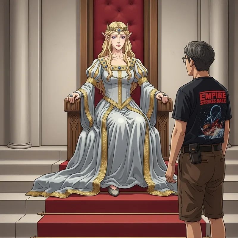 Aelly: The Elven Queen of Radiant Beauty Aelly: The Elven Queen of Radiant Beauty