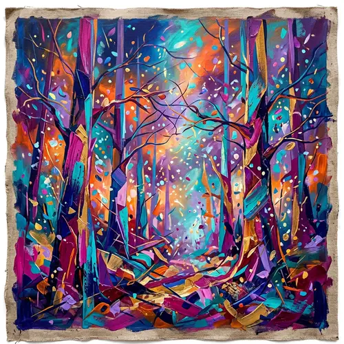 Abstract Forest Art: Discover Unique Interpretations