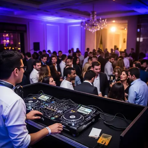 Vibrant DJ Party with Stylish Crowd | Exciting Music Scene
