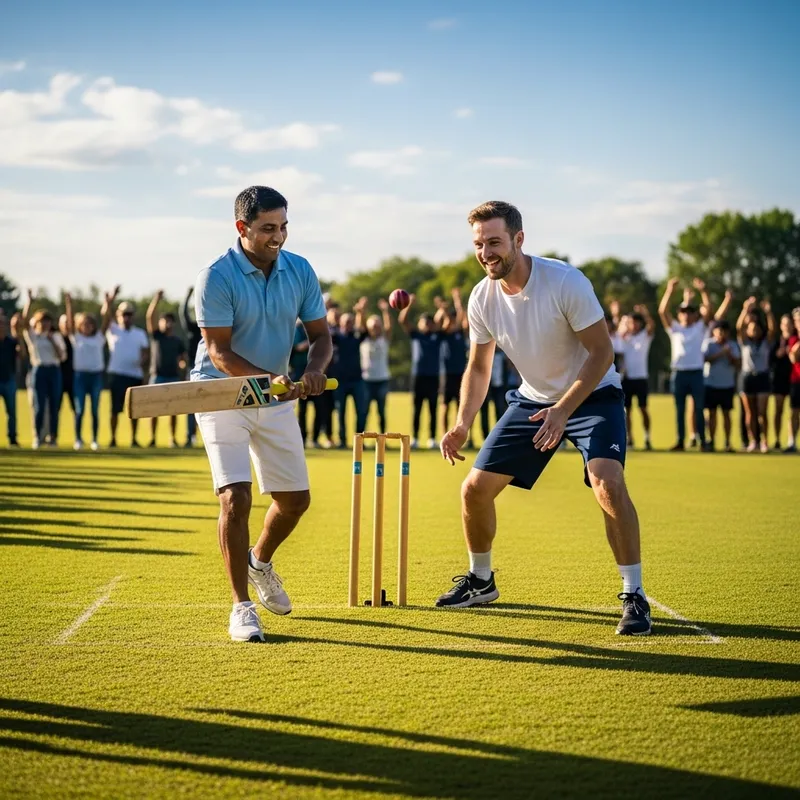 Narendra Modi and Joe Biden Cricket Match: Political Leaders in Action