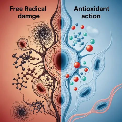 Free Radicals vs. Antioxidants: Cellular Damage & Reversal