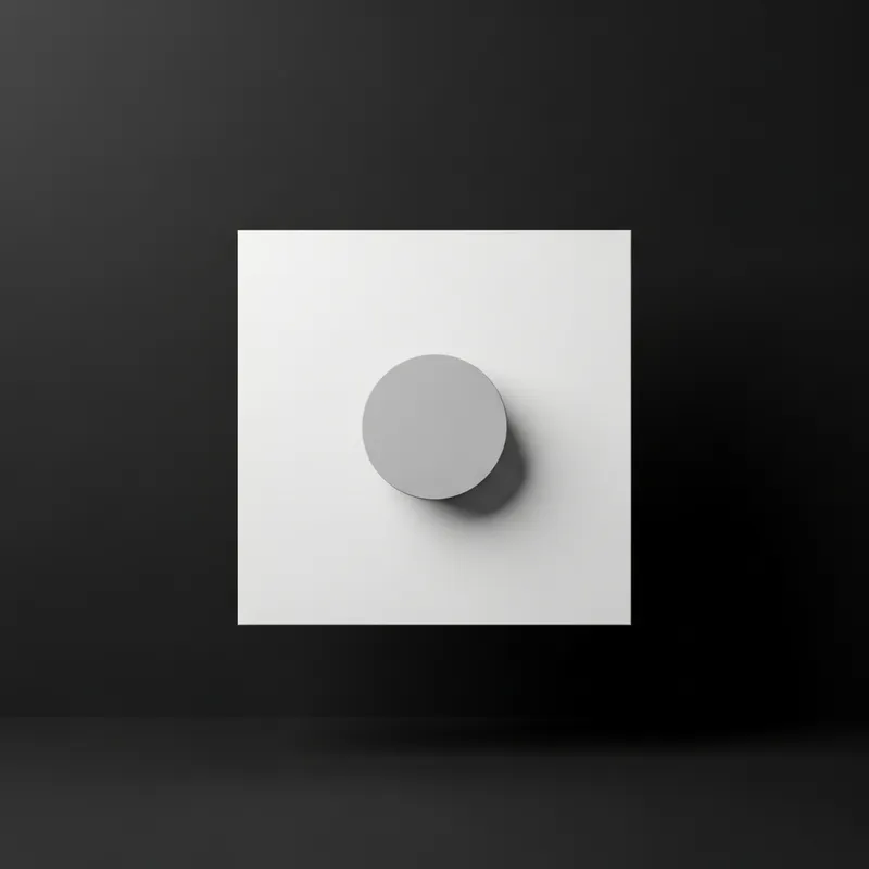 Minimalist Abstract Shapes: A Visual Symphony of Balance