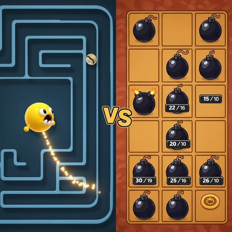 PacMan vs Bomberman: Epic Face-Off Art