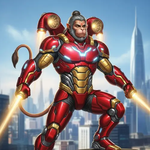 Hanuman in Iron Man Suit: Myth Meets Modernity