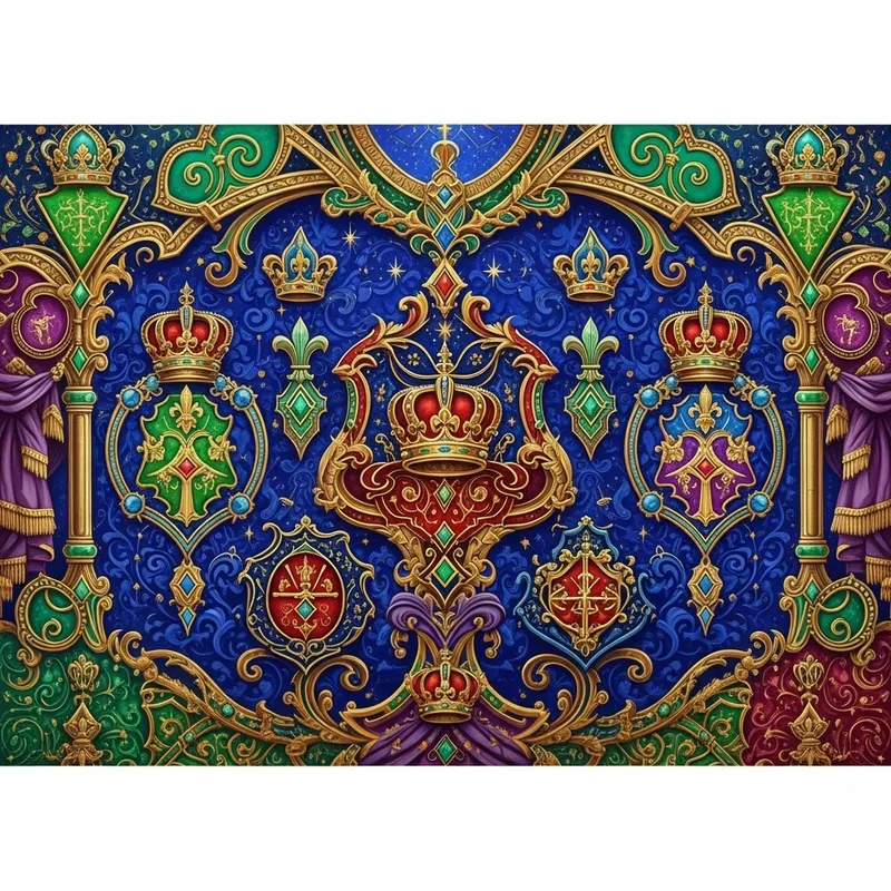 Royal Painting for Convention Main Wall 5x25 Feet