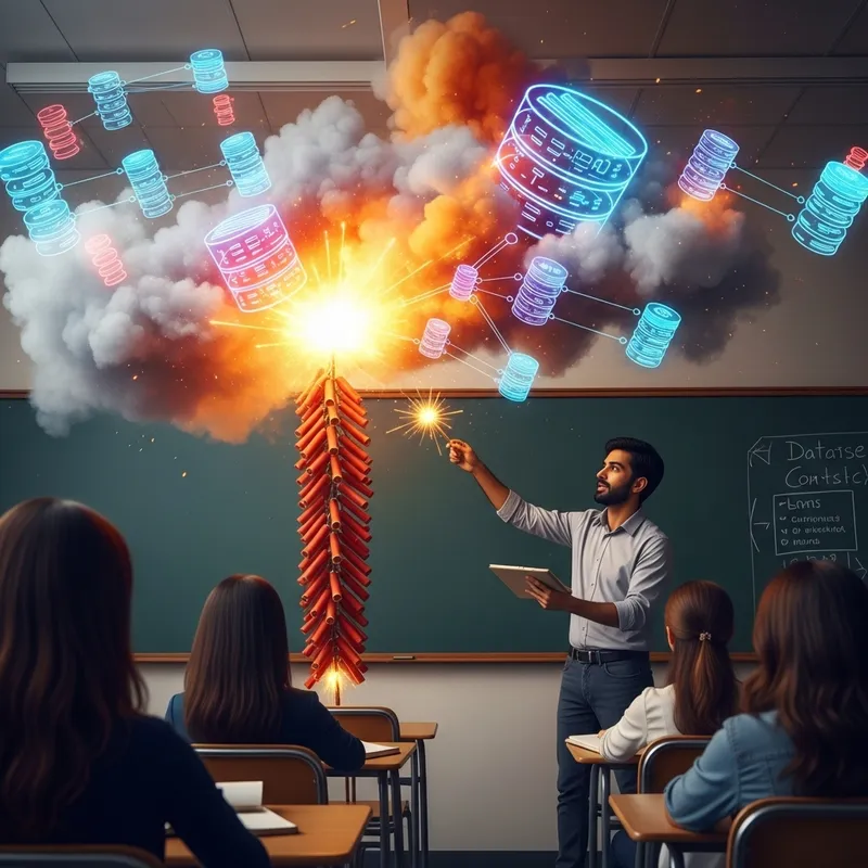 Dynamic Database Professor Demonstrates Data Dynamics