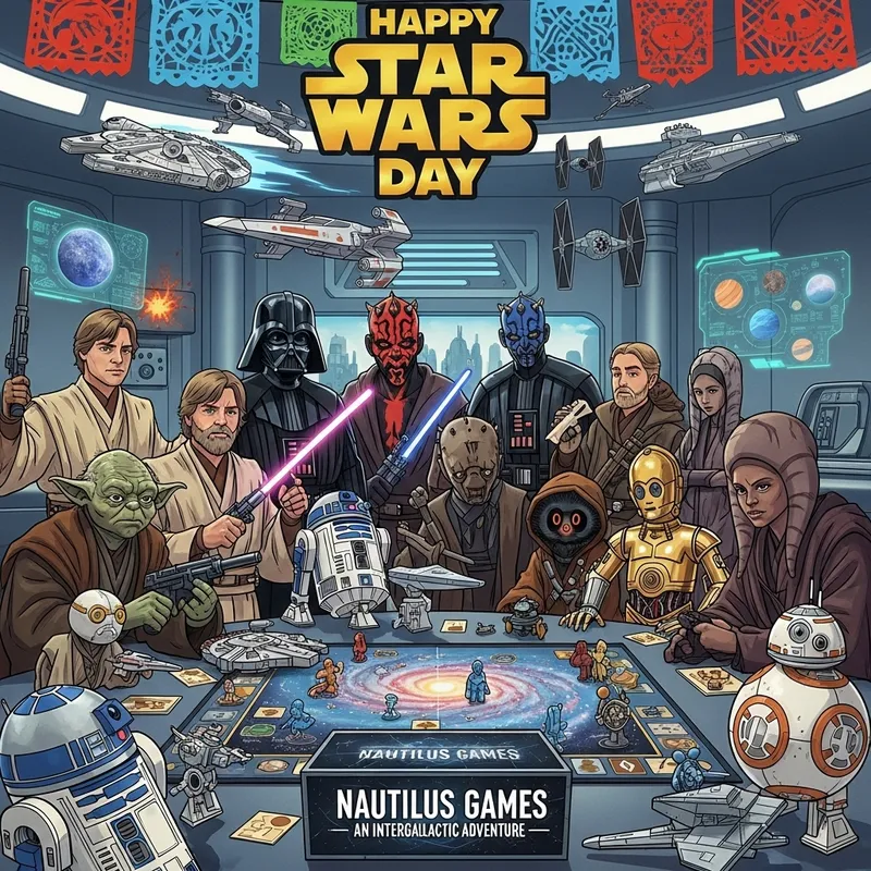 Happy Star Wars Day with Nautilus Games Celebration