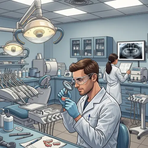 State-of-the-Art Dental Laboratory Sketch