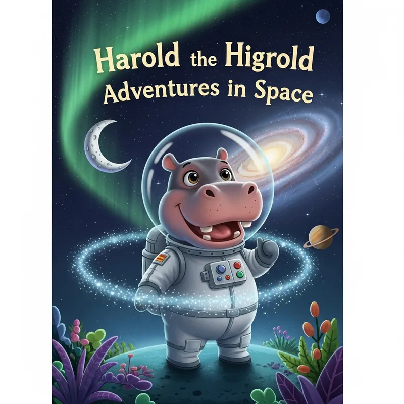 Harold the Hippo's Space Adventures - Inspiring Bedtime Story