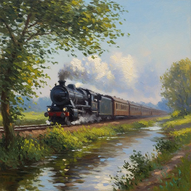 Capturing Motion Monet Style: Impressionistic Painting Technique Capturing Motion Monet Style: Impressionistic Painting Technique