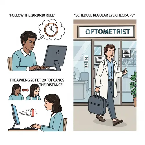 Eye Health Tips: 20-20-20 Rule & Regular Check-ups