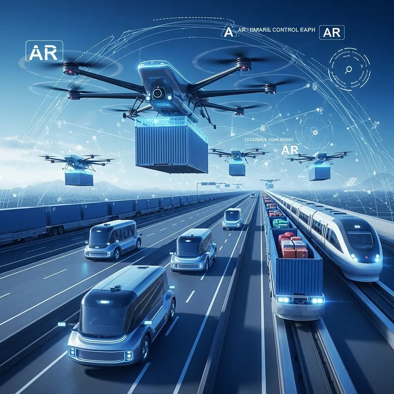 Futuristic Freight Transportation - High-Tech Cargo Delivery Futuristic Freight Transportation - High-Tech Cargo Delivery