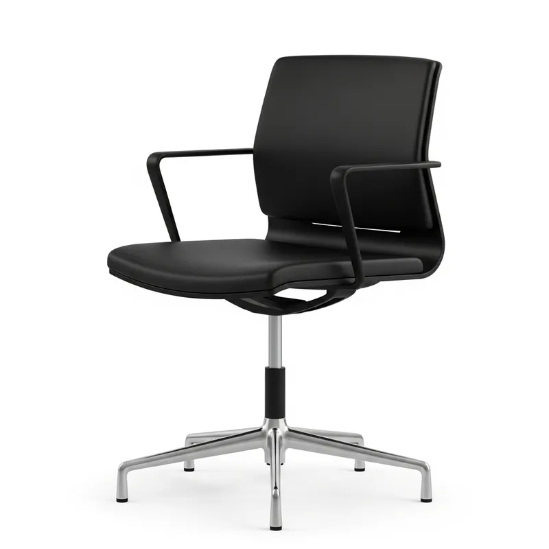 Minimalistic Black Office Chair with Modern Design