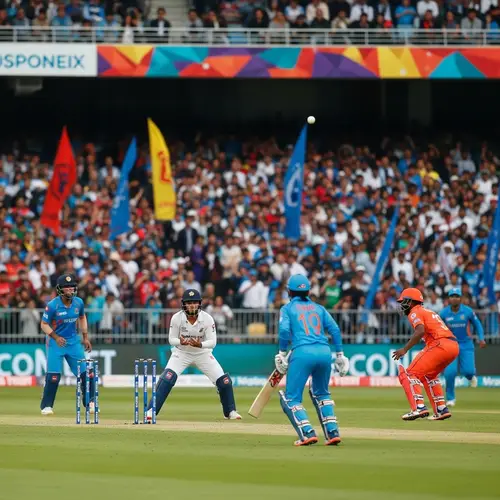 Exciting Cricket Game with Diverse Players
