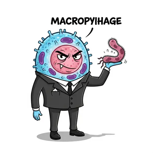 Macrophage Cell: The Food Critic in a Suit