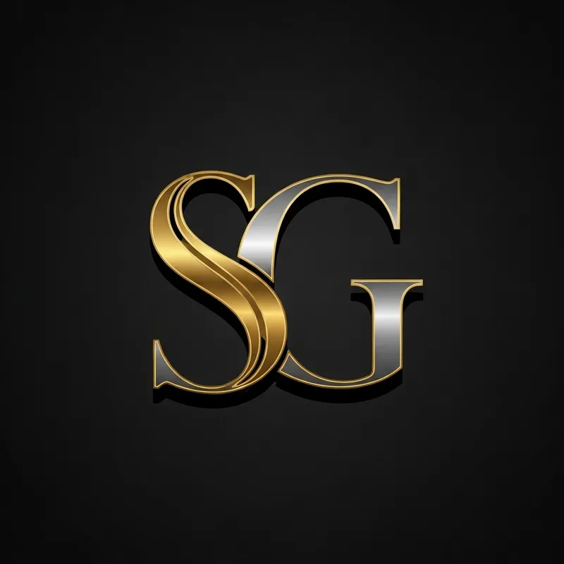Elegant S G Logo Design - Artistic Connection