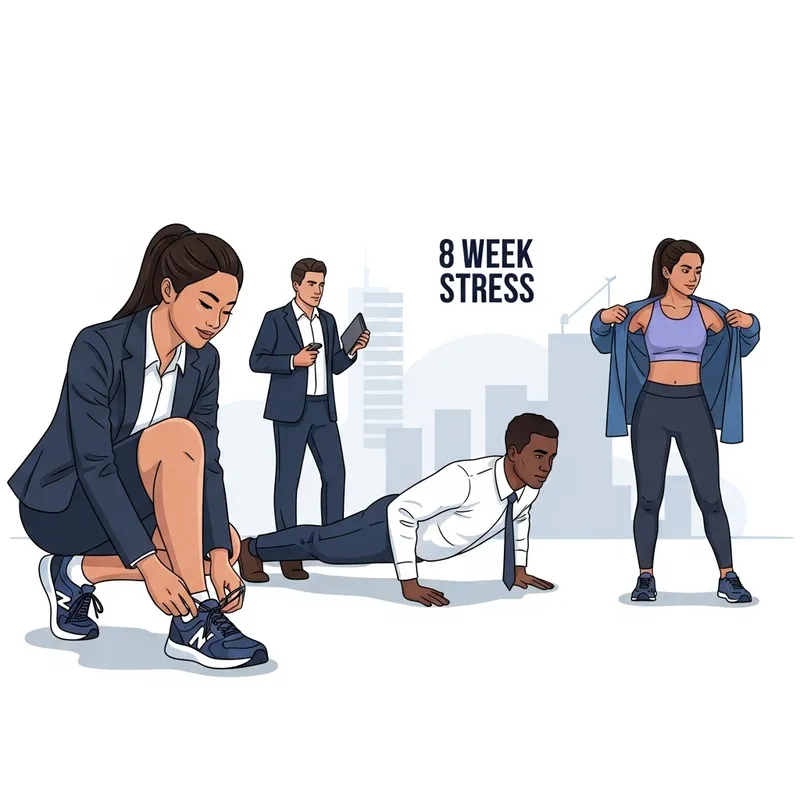 8-Week Fitness Challenge for Men and Women: Kick Stress, Get Fit!