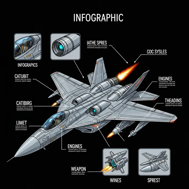 Futuristic Macross Plane Infographic | Components & Design Futuristic Macross Plane Infographic | Components & Design