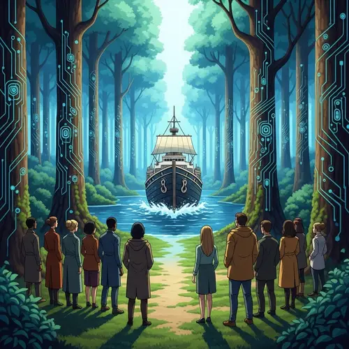 Technological Odyssey: Captivating Fusion of Nature and Technology