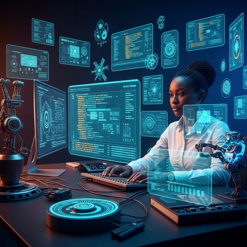 Futuristic Programmer 2099