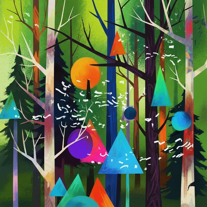 Abstract Forest Art: Discover Unique Interpretations