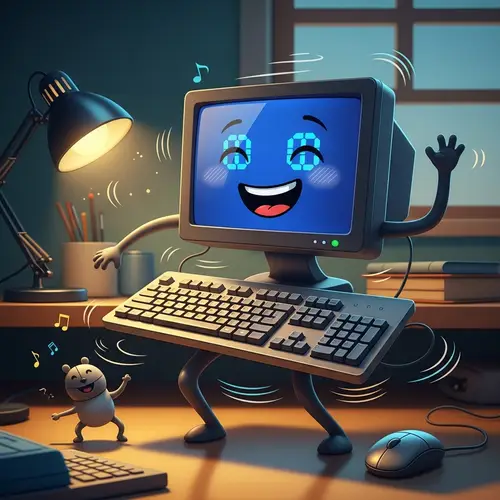 Dancing Computer: Joyful Computer with Anthropomorphic Features