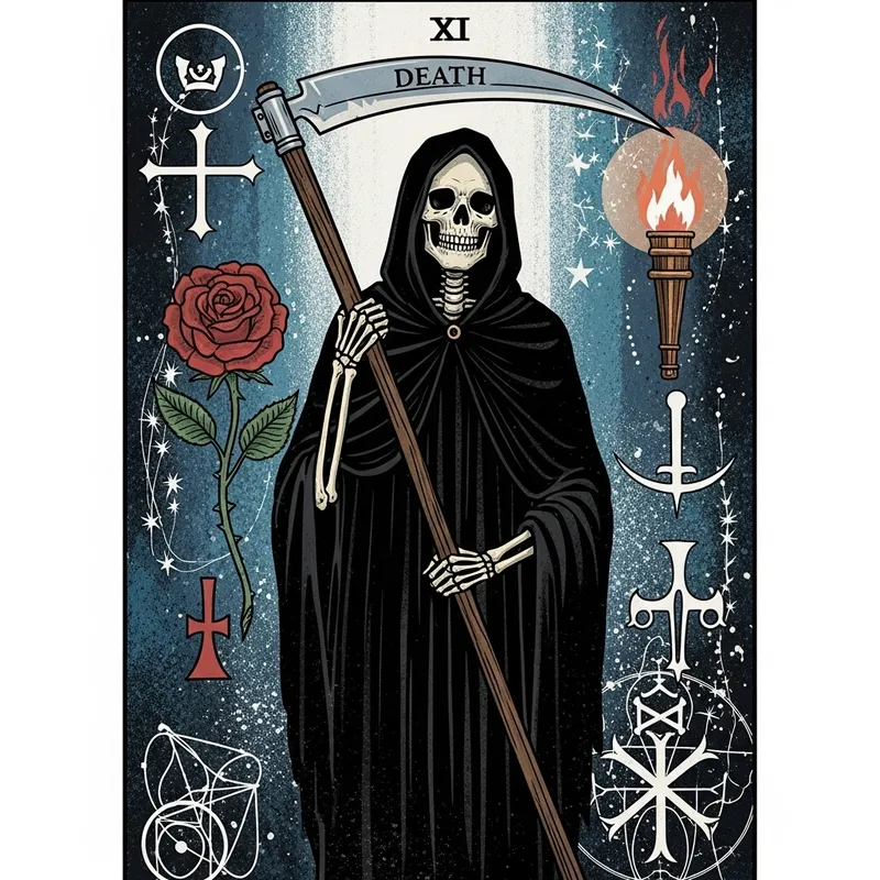 Marseille Tarot - Death Symbolism and Meanings