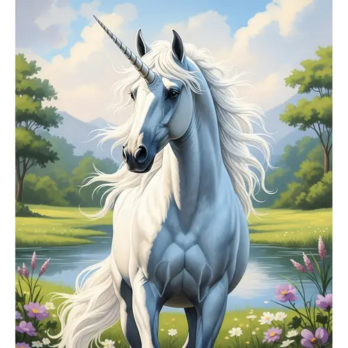 Unicorn Watercolor Art: Ethereal Beauty