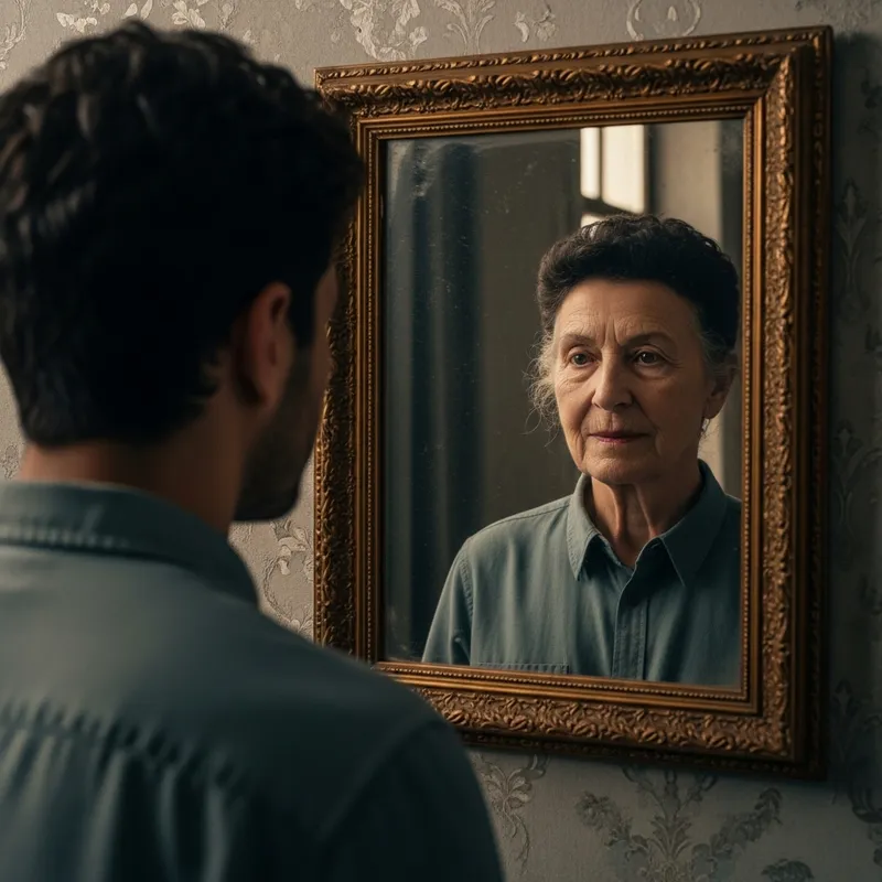 Mirrored Reflection: A Glimpse of Transformation