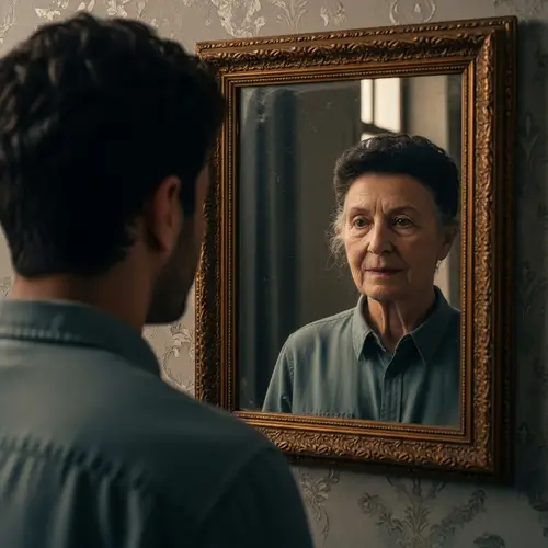 Time Worlds Apart: Supernatural Reflections in an Ornate Mirror