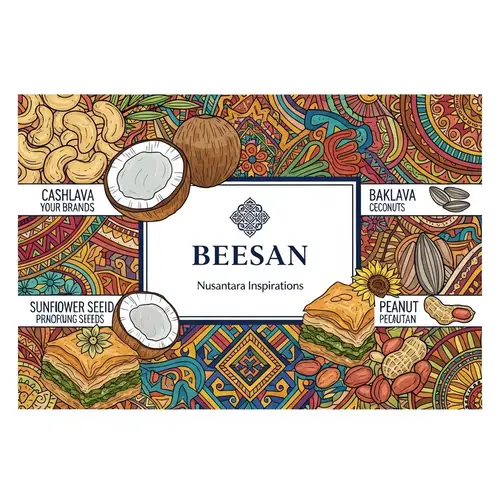 Vibrant Baklava Packaging Inspired by Indonesia's Cultural Heritage