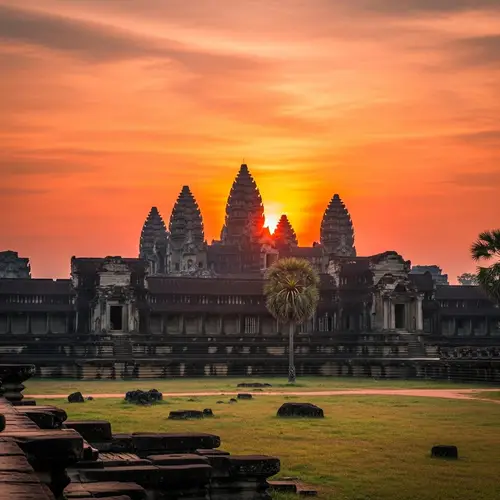 Angkor Wat Sunrise: Historic Temple Elegance