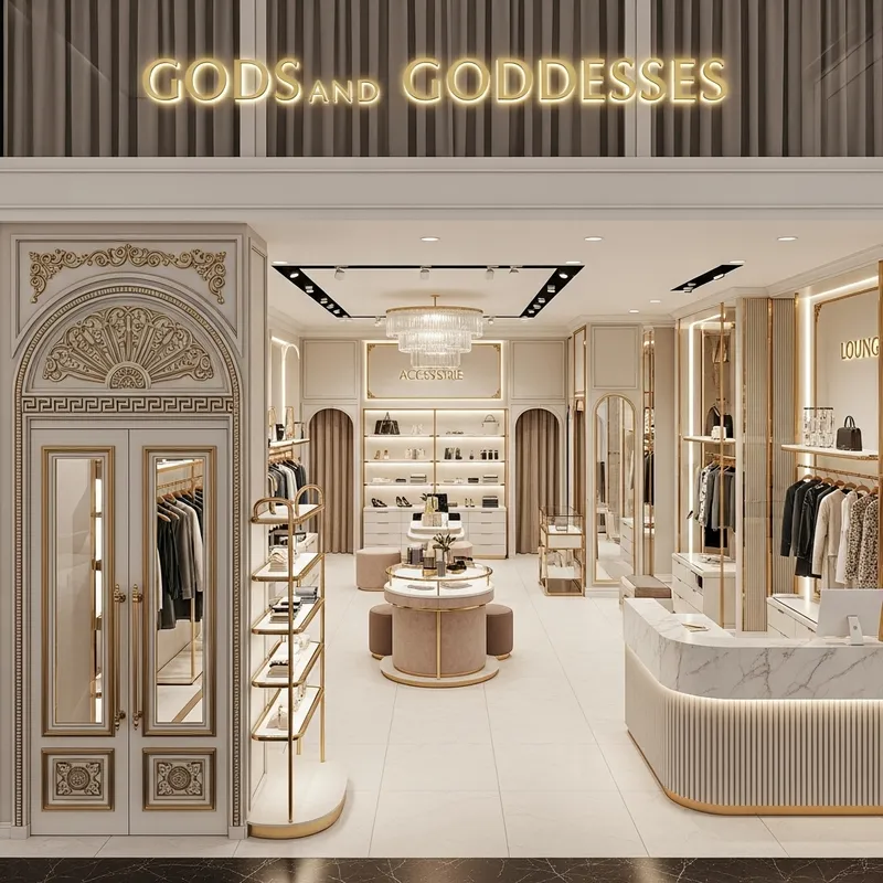 Luxurious Boutique Floor Plan - Gods and Goddesses