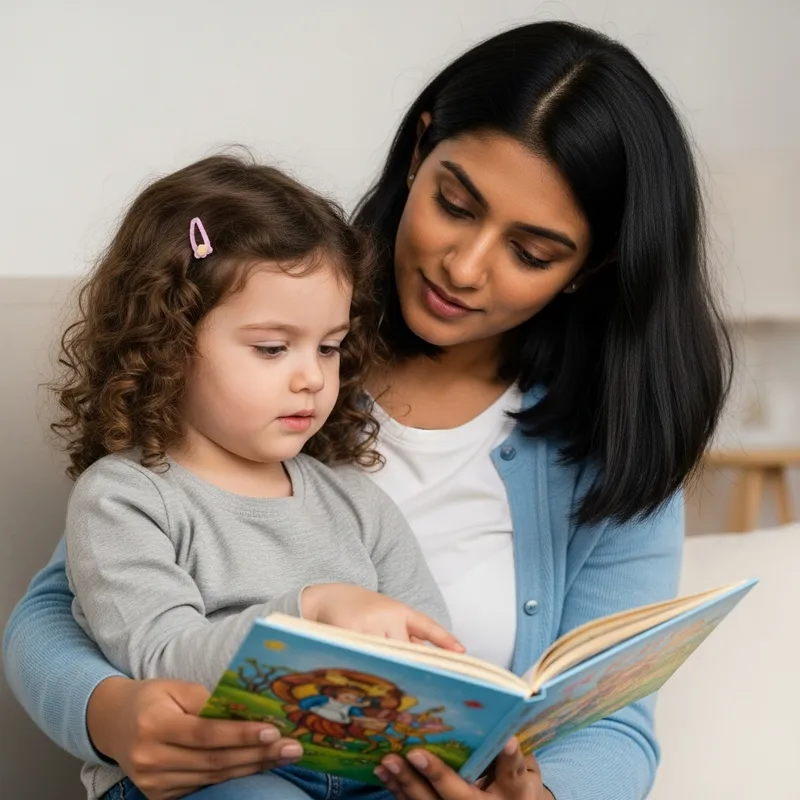 Heartwarming Mother-Daughter Moment: Storybook Time Instead of Cigarette