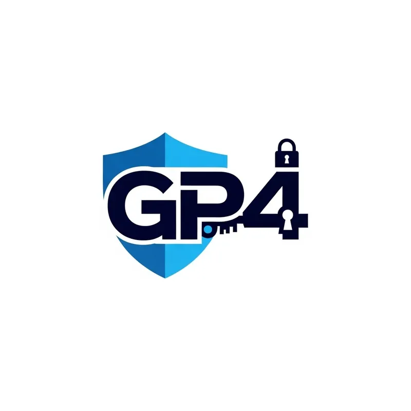GP4 Security Logo Design - Symbolizing Protection & Safety