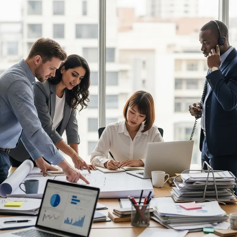 Diverse Group Collaborating - Teamwork Image | Company Name Diverse Group Collaborating - Teamwork Image | Company Name