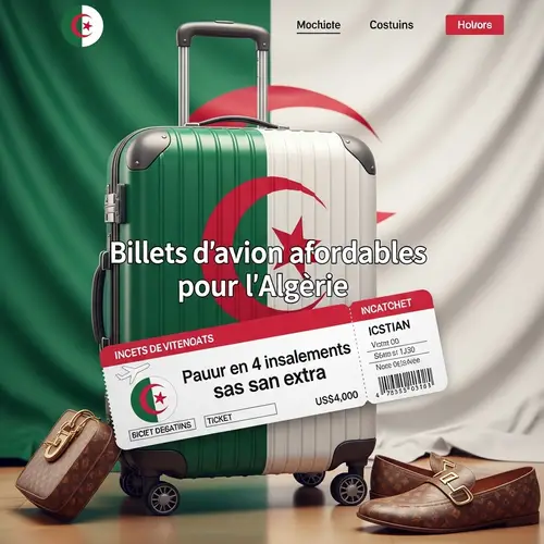 Luxury Plane Tickets to Algeria | Buy Now & Pay in 4 Installments